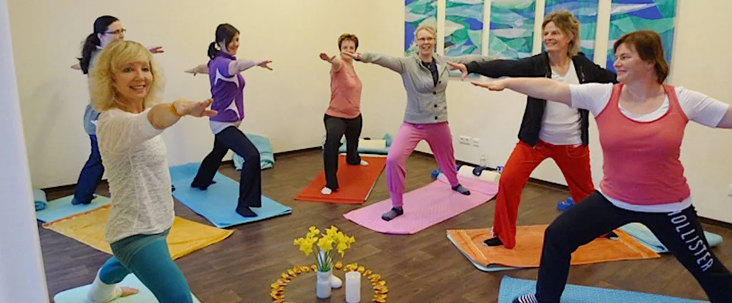 Gruppen-Yoga Einblick 2