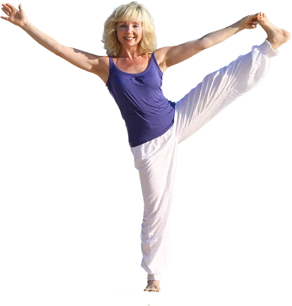 Boshena Geßner in Yoga-Pose
